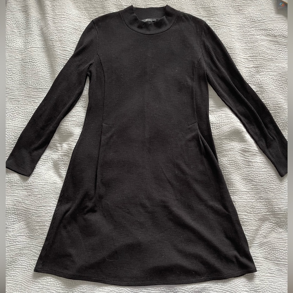 Madewell Mock Neck Long Sleeve Dress